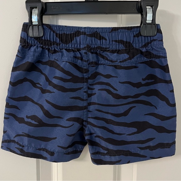 Huxbaby Navy Tiger Stripe Swim Trunks 6-12 Months - Picture 2 of 5